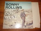 SONNY ROLLINS WAY OUT WEST ORIG CONTEMPORARY C 3530 MATRIX D3/D4 ARCHIVECOPY