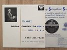 SXL 2115 WBG ED1 bbb HANDEL Organ concts vol. 1 nos 1-4 KARL RICHTER NM NM