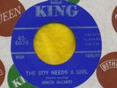 JUNIOR MCCANTS   Northern soul 45. Boy Needs Girl/Help My Love. KING. EX