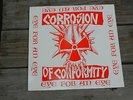 CORROSION OF CONFORMITY 1985 Eye For An Eye NM LP Toxic Shock INSERT COC C.O.C.