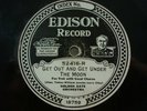 Antique Edison Diamond Disc Records- 3 Only,  #52416, #51235, #51187