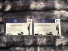 Pair Of Britney Spears Tickets - Front Row, Row A  - Block 111, 26th August, O2
