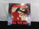 METALLICA KILL EM ALL LP ORIG SILVER MEGAFORCE LABEL OLD BRIDGE NJ VG (HKR63-702