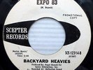 BACKYARD HEAVIES jazz funk vg+ promo Scepter 45 EXPO 83 b/w SOUL JUNCTION CT268