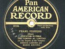 68g5. Caruso & Ancona - Pearl Fishers-Del Tempio al limitar - Pan American 19104