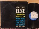 Cannonball Adderley Somethin Else VG BLUE NOTE 47W63/NYUSA HYBRID MONO RVG EAR