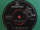 THE BEATLES -All You Need Is Love- No TV Reference/4 Prong Centre UK /Rare Vinyl