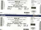 2 tickets for BARRY MANILOW @ LEEDS 1/9/18. Block C (front centre block) Row F.