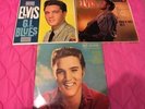 ELVIS  PRESLEY - GI BLUES, ROCK & ROLL & ELVIS RARE VINYL ALBUMS.