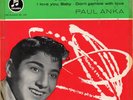 EP     -  PAUL ANKA    -  I LOVE YOU, DIANA   -