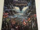 SAXON Rock the Nation LP BRAZIL 1st PRESSING WITH INSERT NWOBHM CHARIOT VIRTUE