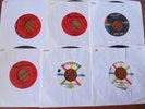 (6) 45'S BUDDY KNOX/RHYTHM ORCHIDS -