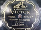 Victor 21070 J.P. Nestor TRAIN ON THE ISLAND  78 rpm  amazing COUNTRY E-/E 1927