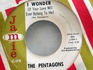 THE PENTAGONS-I WONDER /SHE'S MINE ON JAMIE NORTHERN 45-VG++