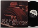 SOCIAL DISTORTION Live At The Roxy TIME BOMB 2XLP VG++ gatefold w/poster