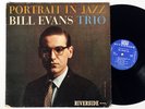 BILL EVANS TRIO: PORTRAIT IN JAZZ riverside LP / MONO DG