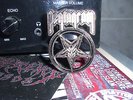 Pentagram Pin Badge Doom Metal Kutte Saint Vitus 666