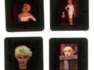 Madonna Who's That Girl 4 x 35mm promo slide transparency photos + GHV2 postcard