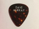 Iron Maiden Dave Murray Brown Guitar Pick Plectrum What The X Tour Genuine