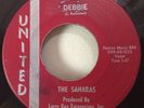 ROCKABILLY The Saharas 1966 Debbie/They Play It Wild 45 United1033 MI Fenton VG+