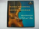 LONDON /  BEETHOVEN; WORKS FOR CELLO & PIANO / ZARA NELSOVA  ( NM- ) 3LP