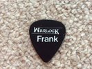 Warlock Doro Frank Rittel Guitar Pick True As Steel Tour Rare