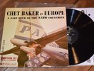 Chet Baker in Europe SUPERB  DG Promo 1st mono Pacific Jazz lp