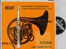 Tuckwell, Peyer. Mozart (Clarinet concerto; Horn concertos). Decca SXL 2238 wb
