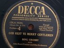 BING CROSBY WHITE CHRISTMAS/GOD REST YE MERRY GENTLEMEN 1942 DECCA 10