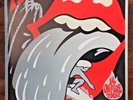 Reproduction rock gig concert poster rolling stones Sydney Australia 890x637mm