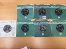 7 original parlophone beatles singles in original sleeves all in good condition