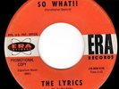 THE LYRICS - SO WHAT  - WYLD CALIFORNIA GARAGE PUNK  MONSTER 45 - HEAR