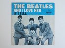 The Beatles 1964 Original If I Fell / And I Love Her VG+ Picture Sleeve 7