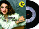 MADONNA RARE INTO THE GROOVE  SHOO BEE DOO 45TRS SINGLE BOOKLET POSTER BAND AID