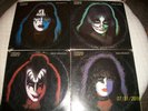 4 Kiss Albums -Ace Frehley, Peter Criss, Gene Simmons, Paul Stanley