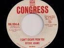 NORTHERN SOUL 45 RITCHIE ADAMS - CAN'T ESCAPE FROM YOU / FRANKIE KARL - REISSUE