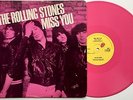 The ROLLING STONES Miss You / Faraway Eyes NM UK PINK VINYL 33RPM 12