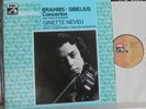 Ginette Neveu - Brahms / Sibelius Violin Concertos EMI Références NMint Susskind