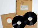 1950 UNRELEASED? Vintage DYLAN THOMAS Audiodisc ACETATE DEMO ALBUM / Harvard