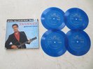 Elvis Presley 1965 Japan 4x 7' Blue Flexi disc w book VIVA LAS VEGAS Japanese