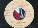 GENE EVANS 45 Slippin & Slidin ANCHOR RARE Garage Rockabilly HEAR IT