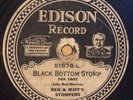 78 RPM Red & Miff's Stompers Edison 51878 Black Bottom Stomp