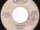 PSYCH SITAR FUZZ - July - The Way b/w Hello, Who's There? 45 HEAR