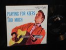 ELVIS PRESLEY PLAYING FOR KEEPS RCA 47-6800 PICTURE SLEEVE WITH 45 NICE