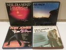 4 Reel To Reel 1970 Tapes..Glen Campbell, Barry Manilow, Tom Jones, Neil Diamond