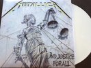 METALLICA AND JUSTICE FOR ALL new white vinyl Lp EX/EX 12