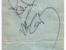 FAB AUTOGRAPH SIGNED IN BIRMINGHAM PAUL McCARTNEY BEATLES WINGS TOUR SEPT 1975