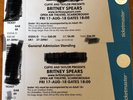 2 STANDING Britney Spears Piece of Me Concert Tickets Scarborough 2018