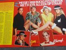 poster +bucks fizz eurovision clippings,cheryl baker,mike nolan,shelley preston