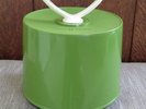 Vintage 1960's Avocado Green Disk-GO-Case for 45's RPM Records Retro Made in USA